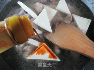 豆腐干烧蹄髈肉的做法步骤：9