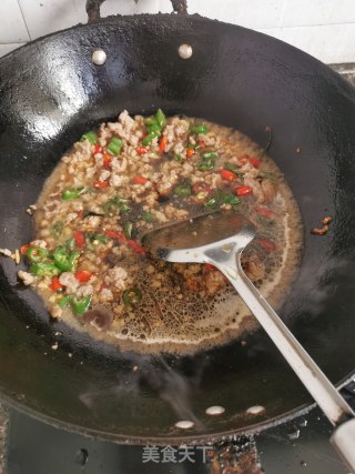 菠菜炒肉末的做法步骤：7