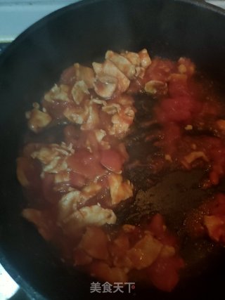 西红柿滑鸡片的做法步骤：5