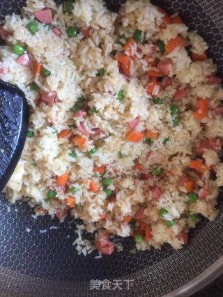 时蔬炒饭的做法步骤：6