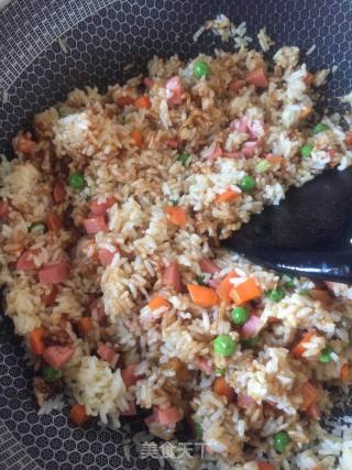时蔬炒饭的做法步骤：7