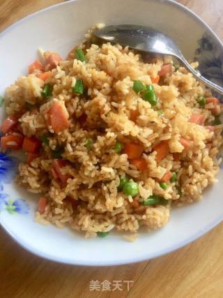 时蔬炒饭的做法步骤：9