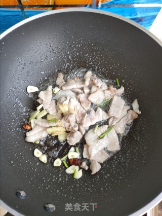 肉片芸豆烧茄子的做法步骤：4