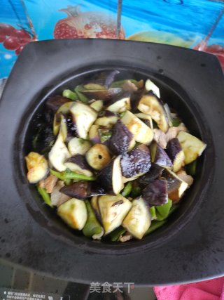 肉片芸豆烧茄子的做法步骤：12