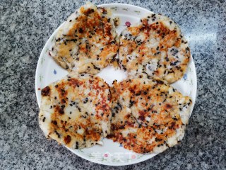 山药枸杞芝麻甜饼的做法步骤：8