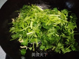 香菜鸡丝的做法步骤：5