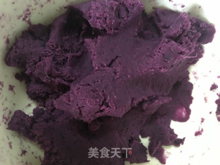 山药紫薯糕的做法步骤：3