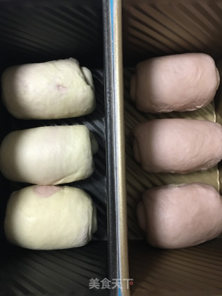 双色紫薯吐司的做法步骤：7