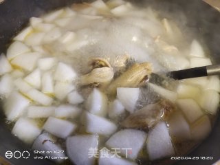 萝卜炖麻鸡的做法步骤：4