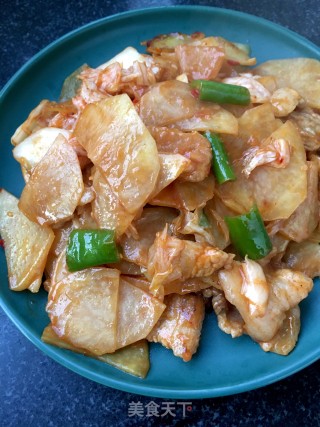 “酸辣美食”酸辣土豆片的做法步骤：17