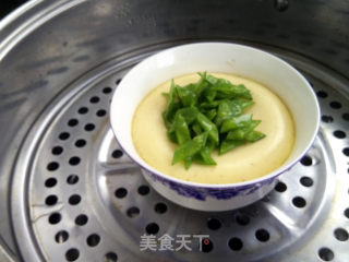 荷兰豆蒸蛋羹的做法步骤：9