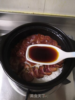 腊味煲仔饭的做法步骤：12