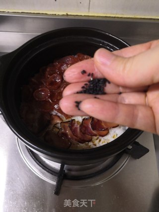 腊味煲仔饭的做法步骤：13