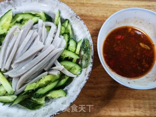凉拌荞面碗坨的做法步骤：4