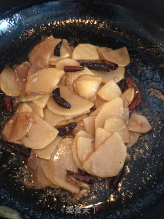 炝炒土豆片的做法步骤：6