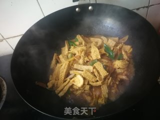 冻豆腐炒肉丝的做法步骤：5