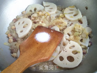 藕片烧酸菜的做法步骤：7