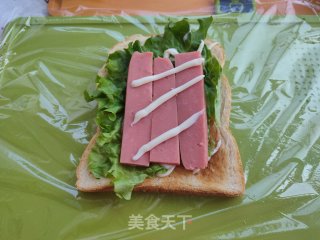 低脂三明治的做法步骤：6