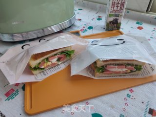 低脂三明治的做法步骤：10