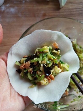 西葫芦蒸饺的做法步骤：10