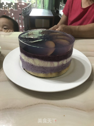 蓝莓芝士慕斯蛋糕的做法步骤：32