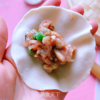 鲜肉豇豆香菇小笼包的做法步骤：10
