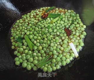 葱香豌豆的做法步骤：6