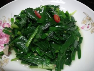 小炒韭菜的做法步骤：6