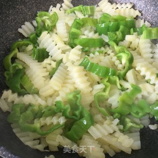 青椒炒土豆的做法步骤：5