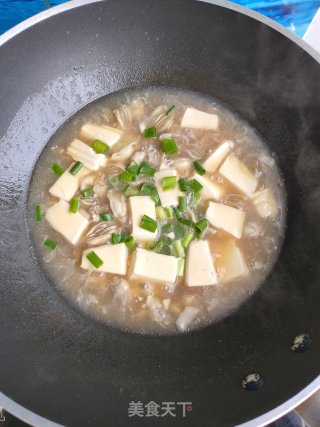 海蛎子烧豆腐的做法步骤：9