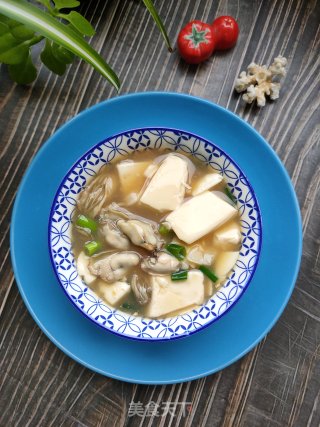 海蛎子烧豆腐的做法步骤：10