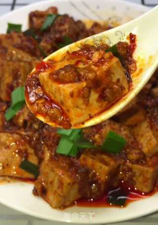 家常麻婆豆腐的做法步骤：3