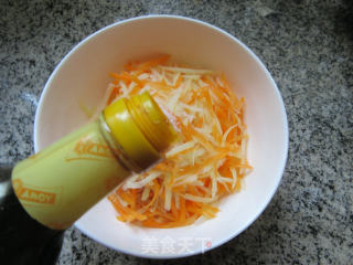 胡萝卜拌土豆丝的做法步骤：9