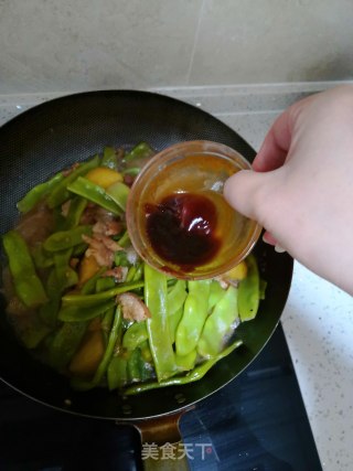 肉土豆炖豆角的做法步骤：7