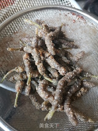 油炸构树花的做法步骤：9
