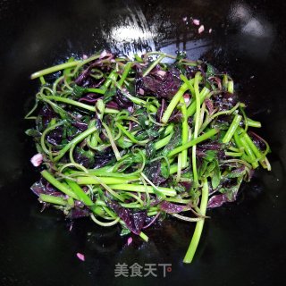 清炒苋菜的做法步骤：6