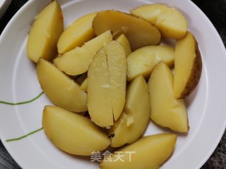 双葱肉丁土豆泥的做法步骤：1