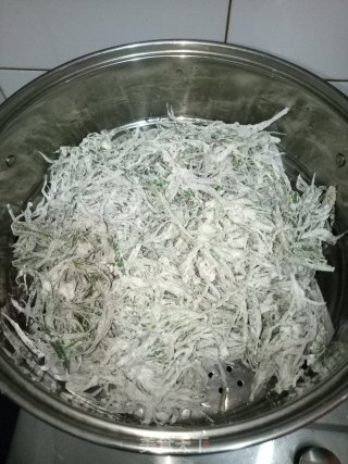 蒸扫帚苗的做法步骤：6