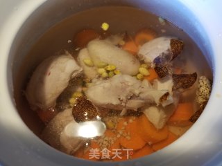 山药胡萝卜鸡汤的做法步骤：9