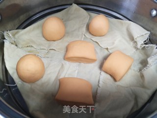 胡萝卜汁馒头的做法步骤：7