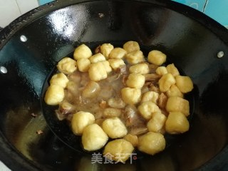 肉类一一板鸭烧豆泡的做法步骤：6
