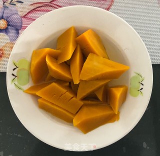 南瓜紫薯奶昔的做法步骤：1