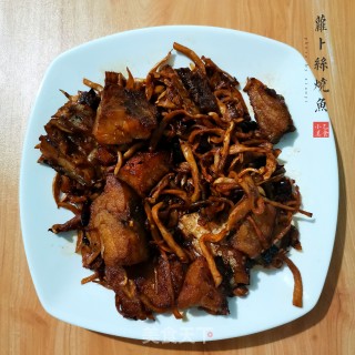 萝卜丝烧鱼的做法步骤：10