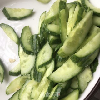青瓜炒肉片的做法步骤：8