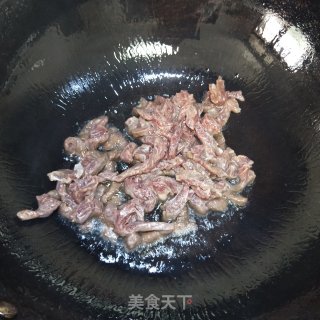 牛肉丝炒四季豆的做法步骤：8