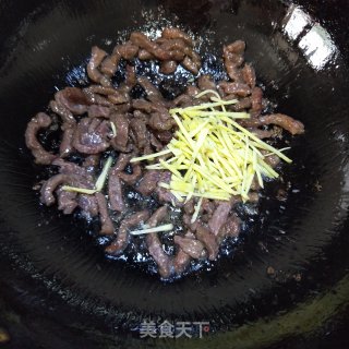 牛肉丝炒四季豆的做法步骤：9