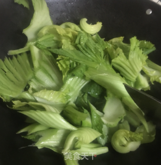 炒芥菜的做法步骤：3