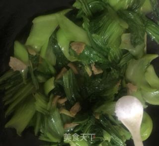 炒芥菜的做法步骤：5