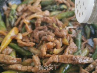 芦笋牛柳的做法步骤：7