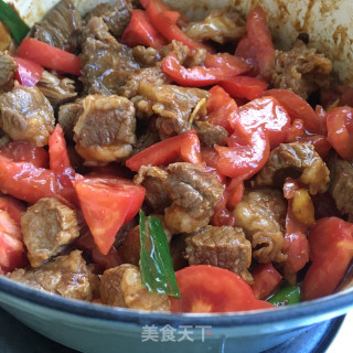 番茄牛肉炖红萝卜的做法步骤：9